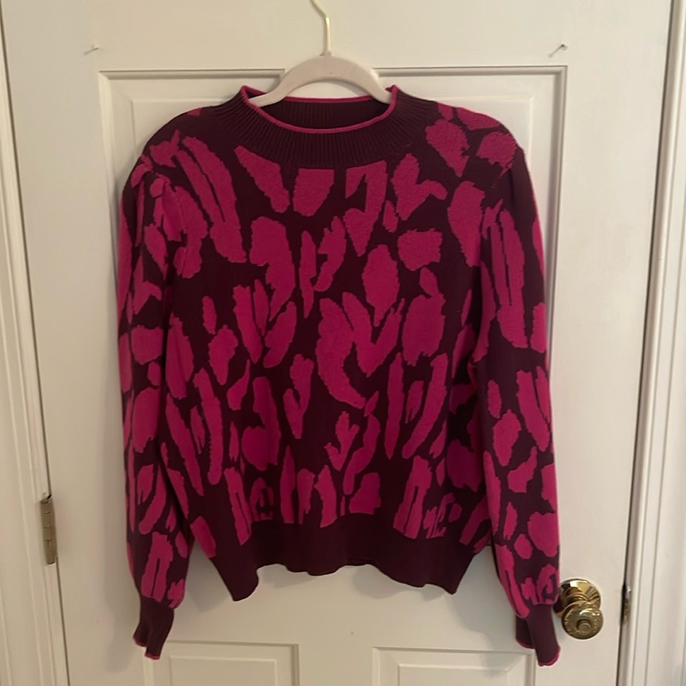 Cheetah Print Sweater